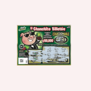Peru : Loteria El Chanchito Billeton