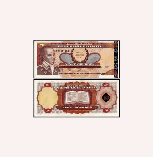 20 Gourdes UNC - 2001.