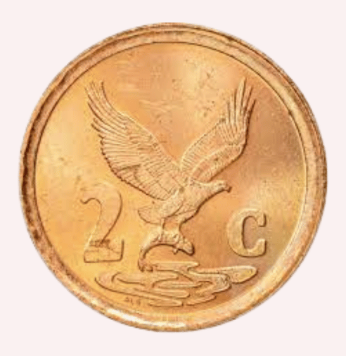 South Africa : 2 Centavos 1991