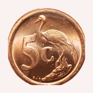 South Africa : 5 Centavos 1991