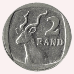 South Afrika : 2 Rand 1990