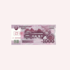 Corea del Norte : 1000 Wones Specimen - 2008