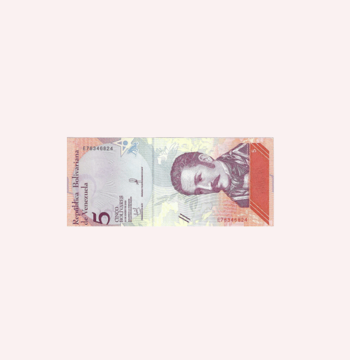 5 Bolivares 2018 - UNC.