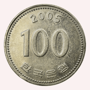 Corea del Sur : 100 Won 2005