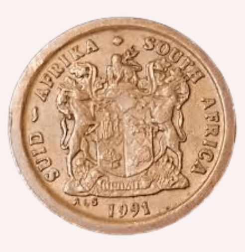 South Africa : 2 Centavos 1991 - Imagen 2