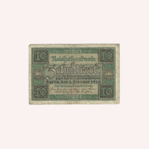 Alemania : 10 Mark 1920 - Used