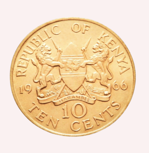 Kenya : 5 Cents 1966