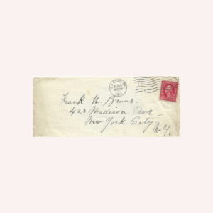 Antigua Carta de EE.UU - 1915