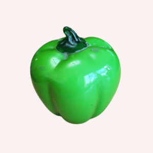 Hermoso Pimiento Verde de Vidrio