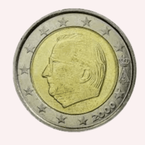 2 Euros - Belgica - 2000