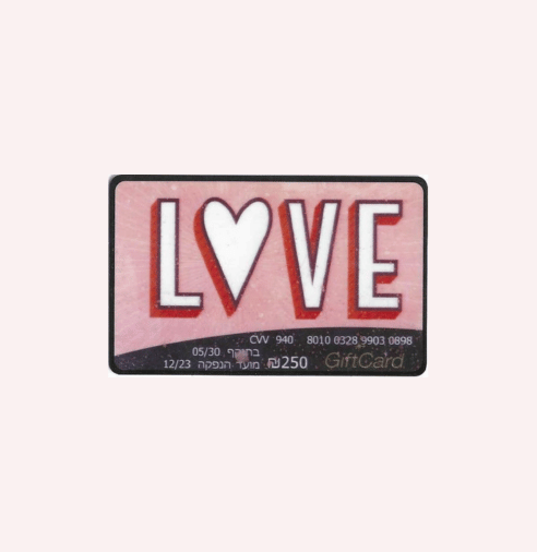 Gift Card Love Offer.