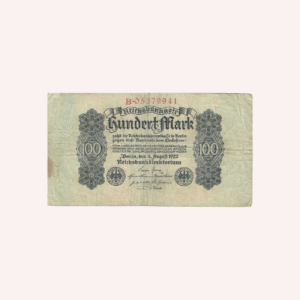 Billete de 100 Mark - 1922