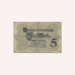 Banknote de 5 Mark - 1914