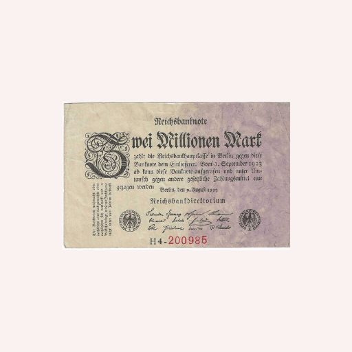 Billete 2'000,000 de Mark - 1923