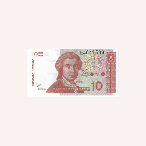 10 Dinara Croata - 1991.