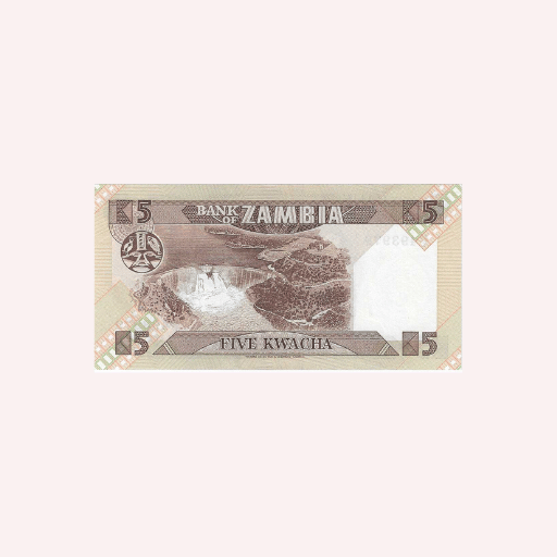 5 Kwacha 1988. - Imagen 2