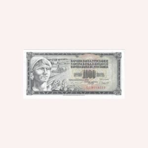 1000 Dinares - Yugoslavia 1981.