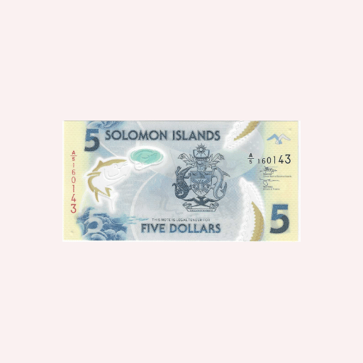 Islas Salomón : 5 Dollares 2018.