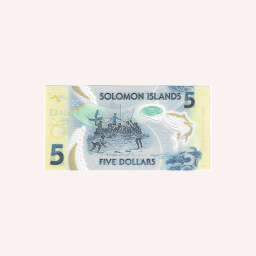 Islas Salomón : 5 Dollares 2018. - Imagen 2