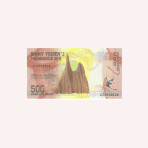 500 Ariary de Madagascar.