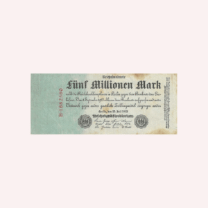 5,000,000 Mark Used 1923