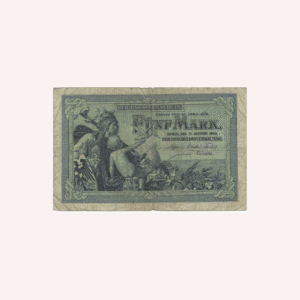 Billete  de 1904 de 5 Mark