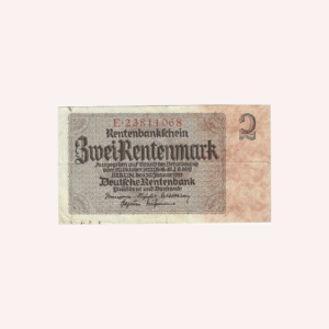 Billete de 2 Mark de 1937