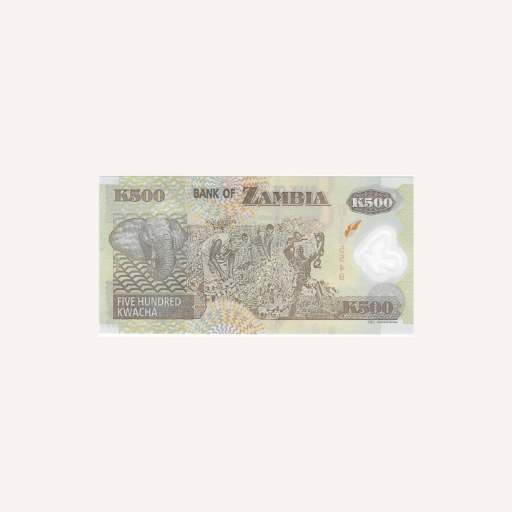 Zambia : 500 Kwacha - 2011. - Imagen 2