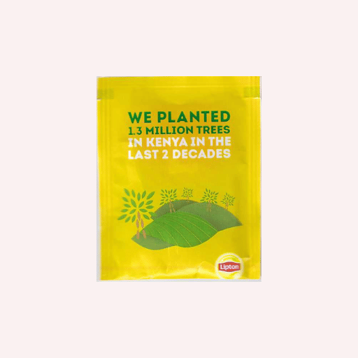 Sobre de Té Lipton.