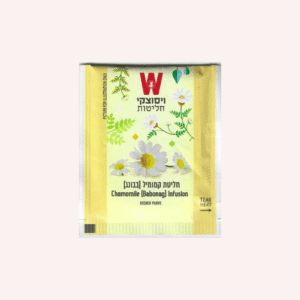 Sobre de Té Wissotzky.