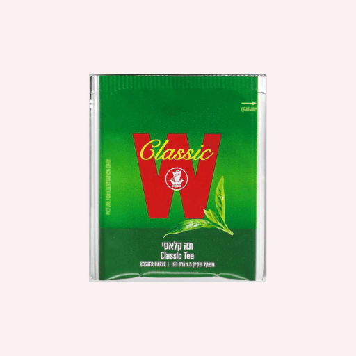 Sobre de Té Wissotzky.