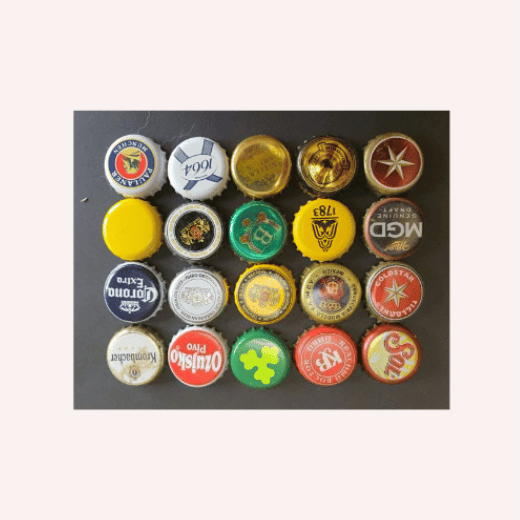 20 Coronas de Cerveza.