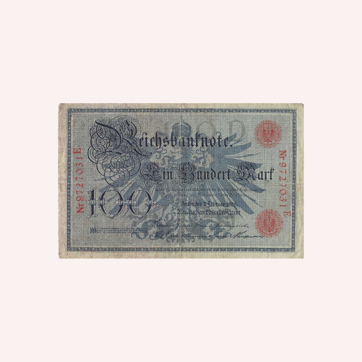 100 Marcos Aleman 1908