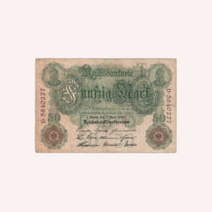 Billete de 50 Marcos 1910