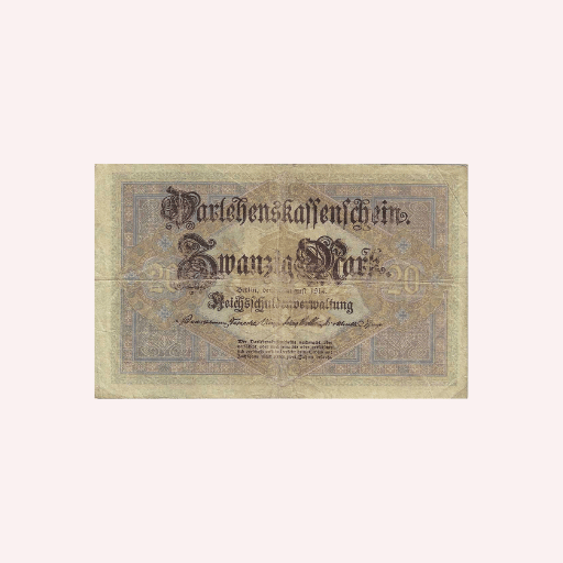 Billete de 20 Marcos de 1914
