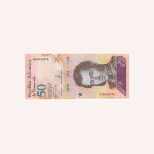 50 Bolivares 2018 UNC.