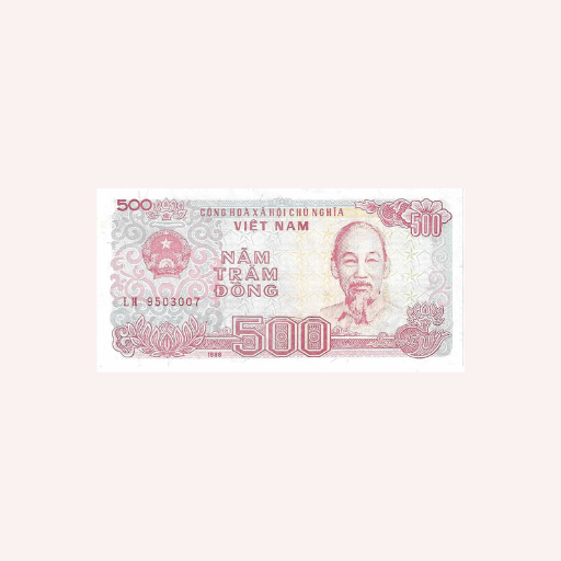 500 Dong 1988 UNC.