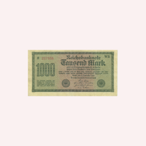 Banknote 1000 Mark 1922