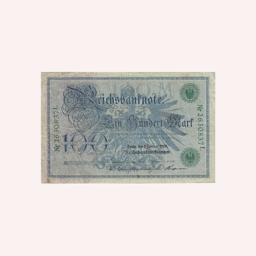 100 Marcos Aleman 1908