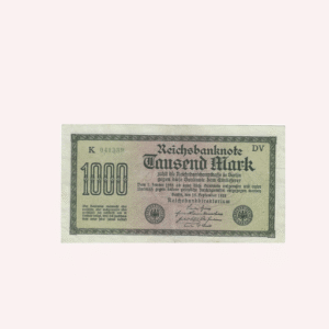 Banknote 1000 Mark 1922
