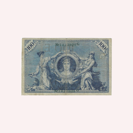 100 Marcos Aleman 1908 - Imagen 2