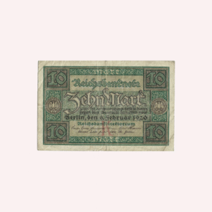 Billete de 10 Marcos  1920