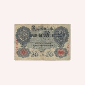 Reichsbanknote 20 Marcos 1914