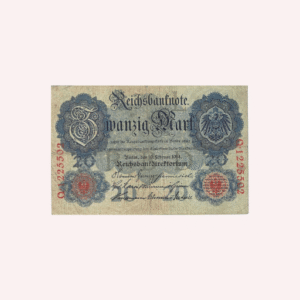 Reichsbanknote 20 Marcos 1910