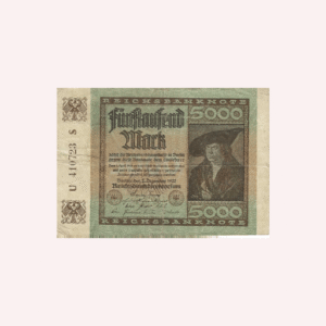 Billete de 5000 Marcos 1922
