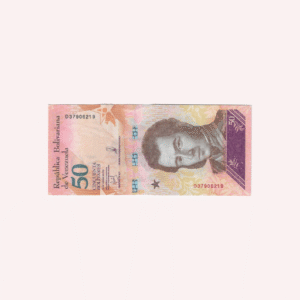 50 Bolivares 2018  UNC.