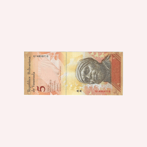 5 Bolivares 2011 UNC.