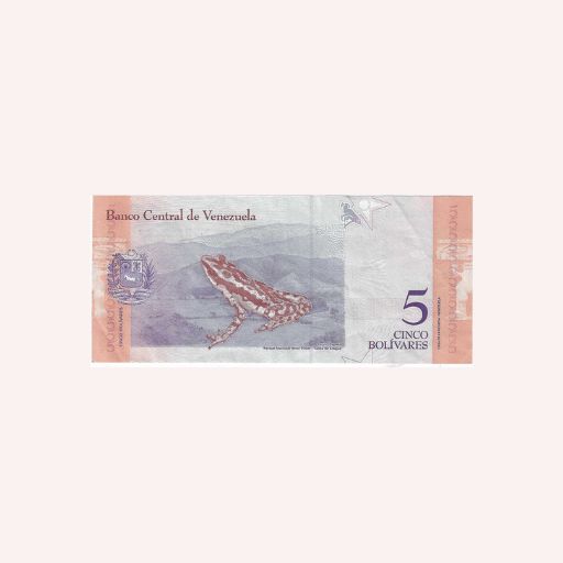 5 Bolivares 2018 USED. - Imagen 2