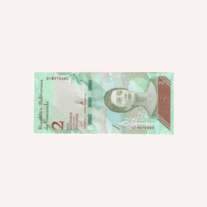 2 Bolivares 2018  UNC.