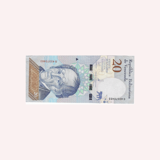 20 Bolivares 2018 UNC.